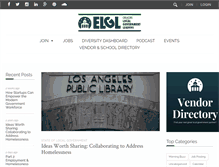 Tablet Screenshot of elgl.org
